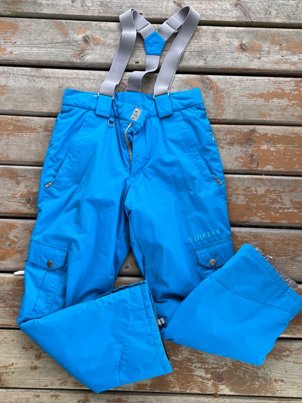 Firefly Blue Snow Pants - Size Youth Large (14)